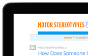 Motor Stereotypies and You Website Homepage