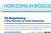 Horizons In Bioscience, 3D Bioprinting Publication Design